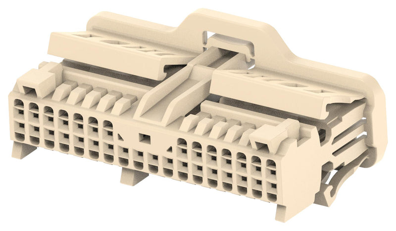 TE CONNECTIVITY 2303088-3 Automotive Connector Housing, Nano MQS Series, Receptacle, 32 Ways