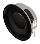 PUI AUDIO AS04004PR-R Speaker, 100 Hz to 20 kHz, 4 ohm, 4 W, 86 dBA, Round, Bare Mount