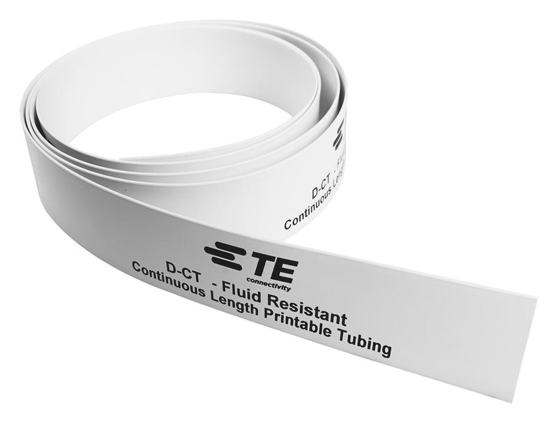 RAYCHEM - TE CONNECTIVITY EL8087-000 Heat Shrink Tubing, 3:1, 0.5 ", 12.7 mm, White, 164 ft, 50 m