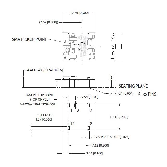 MURATA POWER SOLUTIONS NXE2S0505MC-R7 Isolated Surface Mount DC/DC Converter, Medical, DIP, 1:1, 2 W, 1 Output, 5 V