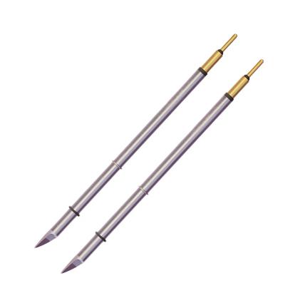METCAL MFT-6PW5403 Solder Tip Cartridge, MX/CV-H10-MFT Tweezers Handpieces, Power Wedge, 0.3 x 5.4mm, MicroFine 600