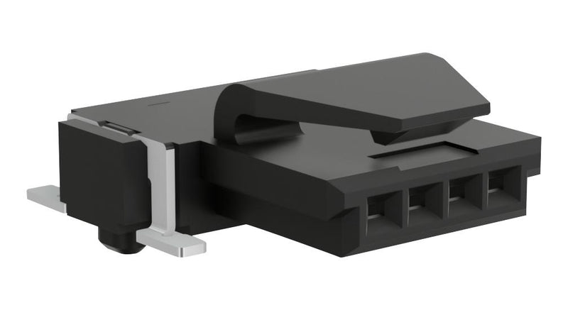 HARWIN M55-2100442R PCB Receptacle, Board-to-Board, 1.27 mm, 1 Rows, 4 Contacts, Surface Mount Right Angle