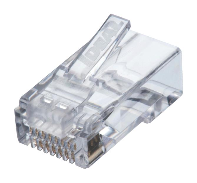 Ideal 85-371 85-371 RJ45 CAT5E Feed Through Plugs 50PK New