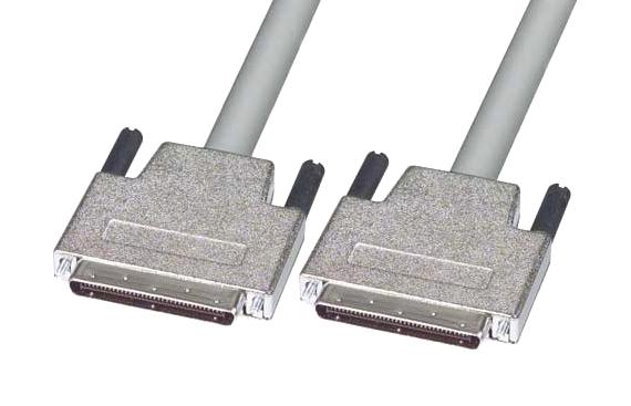 L-COM CA2000MM-1M Computer Cable, SCSI Ultra CN68 Plug, SCSI Ultra CN68 Plug, 3.3 ft, 1 m, Light Grey