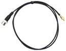 MUELLER ELECTRIC SMBM-BNCM17410 RF / Coaxial Cable Assembly, BNC Plug to SMB Plug, RG174, 50 ohm, 3.3 ft, 1 m