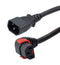 L-COM C13LPDC14-15-3F POWER CORD, IEC C14-R/A IEC C13, 3 , 15A