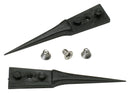 IDEAL-TEK A5SV Tweezer, Tip, PVDF, Straight, Pointed, 40 mm Length 7640144714819