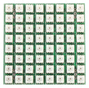 INTELLIGENT LED SOLUTIONS ILPR-K506-RGB1-08X08-SK105-01. LED Module, Board+LED, 64 LEDs, Square, Red/Green/Blue, 5 VDC, 70 &deg;C