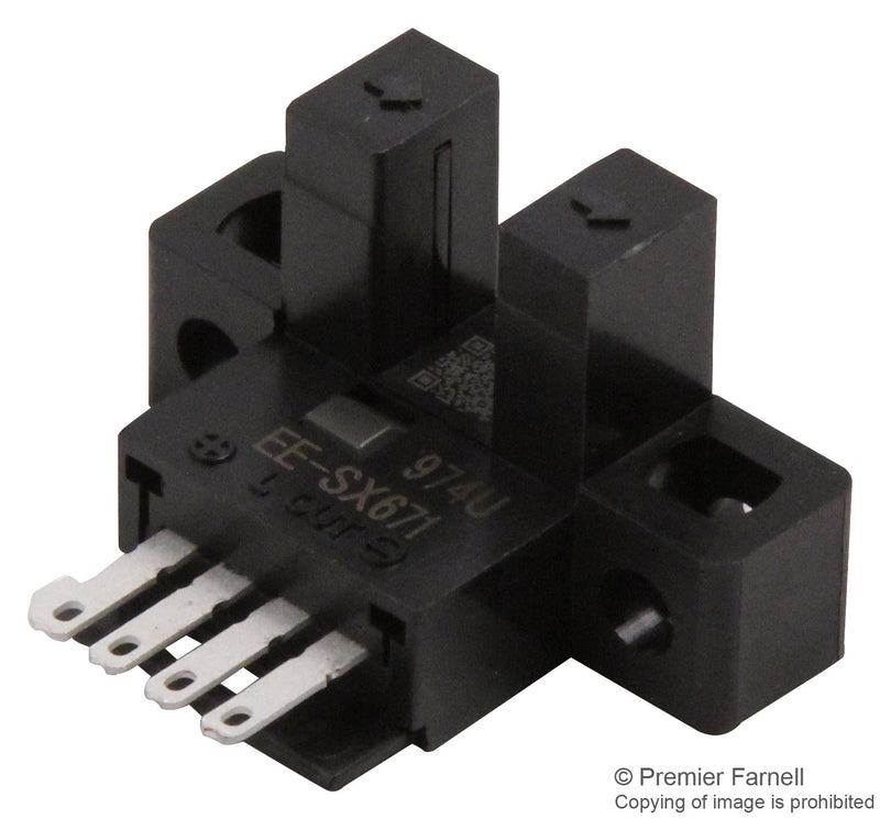 OMRON INDUSTRIAL AUTOMATION EE-SX671 PHOTO INTERRUPTER, THROUGH BEAM, 5MM