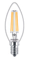 PHILIPS LIGHTING 9.29002E+11 LED Light Bulb, Clear Candle, E14 / SES, Warm White, 2700 K, Non-Dimmable GTIN UPC EAN: 8719514347465