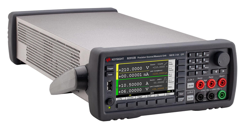 Keysight Technologies B2912B B2912B Source Measure Unit SMU Precision 2-Channel 210V 3A DC 10.5A Pulse 10fA Resolution