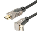 L-COM HDMI-MM-RASD-1M CABLE ASSY, HDMI R/A PLUG-PLUG, 3.3