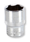MULTICOMP PRO MP12-CRV21 Socket, Hex, 21mm, 1/2" Drive Size, Chrome Vanadium, DIN3120