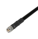 HUBER+SUHNER 11"SMA-50-3-239/133"NE RF / Coaxial Connector, SMA Coaxial, Straight Plug, Crimp, 50 ohm, Spuma 195, Bronze 85010668