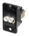 TUK KOLMMDXBPM Fiber Optic Adapter, Multimode, LC Duplex, LC Duplex, Straight Panel Adapter