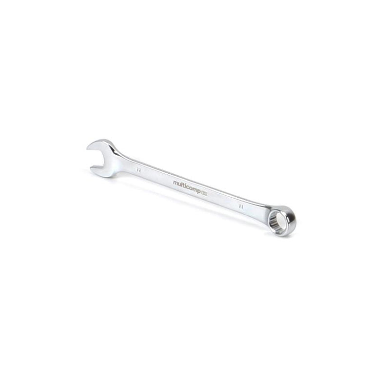 MULTICOMP PRO MP-CW11MM Combination Wrench, 11mm AF Size, Chrome Vanadium
