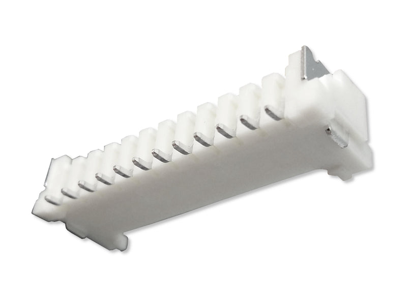 MULTICOMP PRO MP013287 Pin Header, Wire-to-Board, 2 mm, 1 Rows, 12 Contacts, Surface Mount Right Angle, MP W2B LOCK 2MM