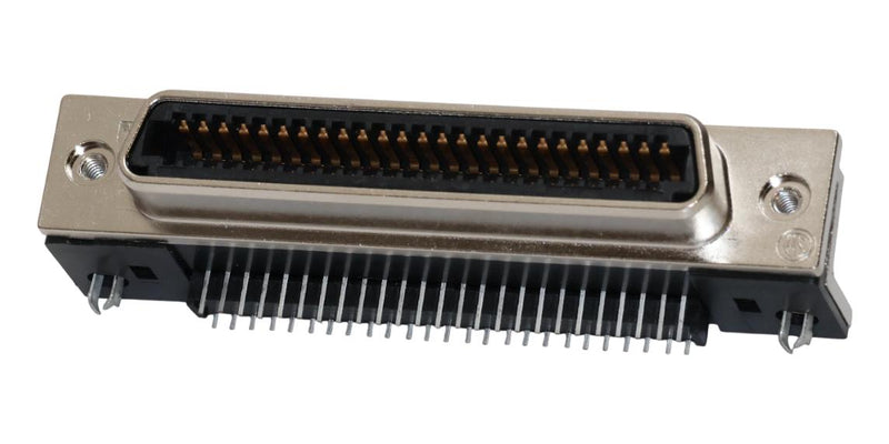 TE CONNECTIVITY 5557932-1 I/O Connector, 50 Contacts, Receptacle, Wire to Board, Solder, CHAMP Series