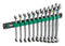 WERA 05020014001 Ratcheting Combination Wrench Set, Magnetic Rail, 11 Pieces