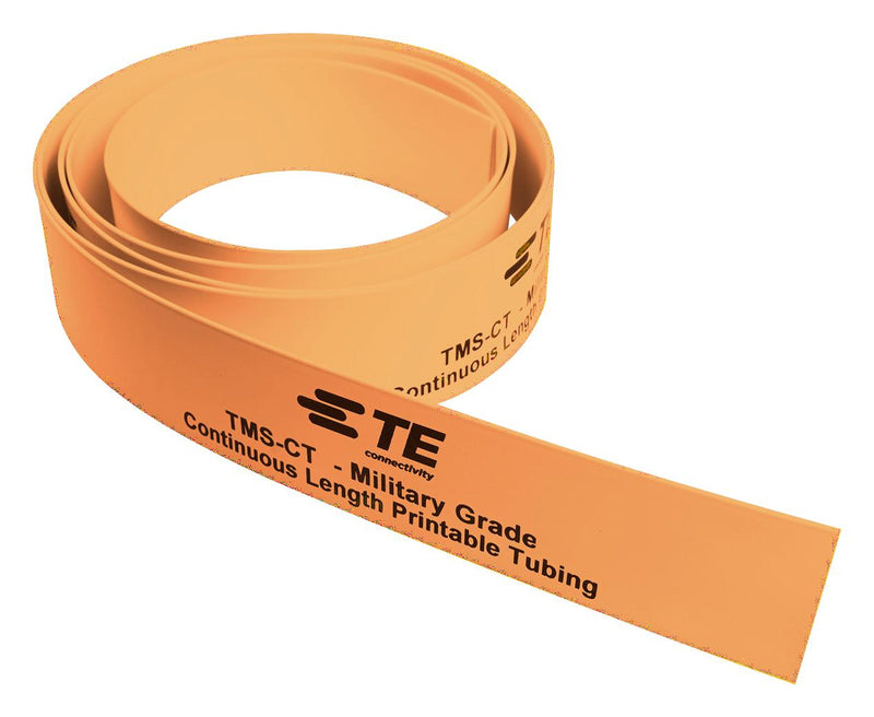 RAYCHEM - TE CONNECTIVITY TMS-CT-50M-3/16-OUT-3 Heat Shrink Tubing, 3:1, 0.187 ", 4.75 mm, Orange, 164 ft, 50 m