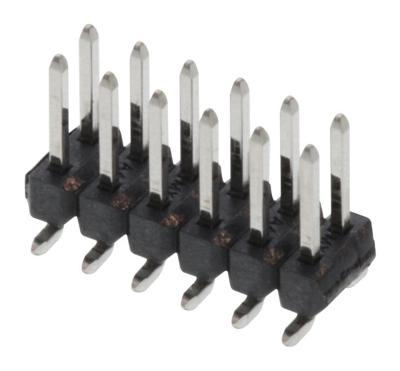 MOLEX 15-91-2120 Pin Header, Board-to-Board, 2.54 mm, 2 Rows, 12 Contacts, Surface Mount Straight
