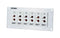 OMEGA SJP1-12-NI Thermocouple Connector, Snap-In Panel, 12x Socket, 1 Row, Type N, IEC, SJP Series