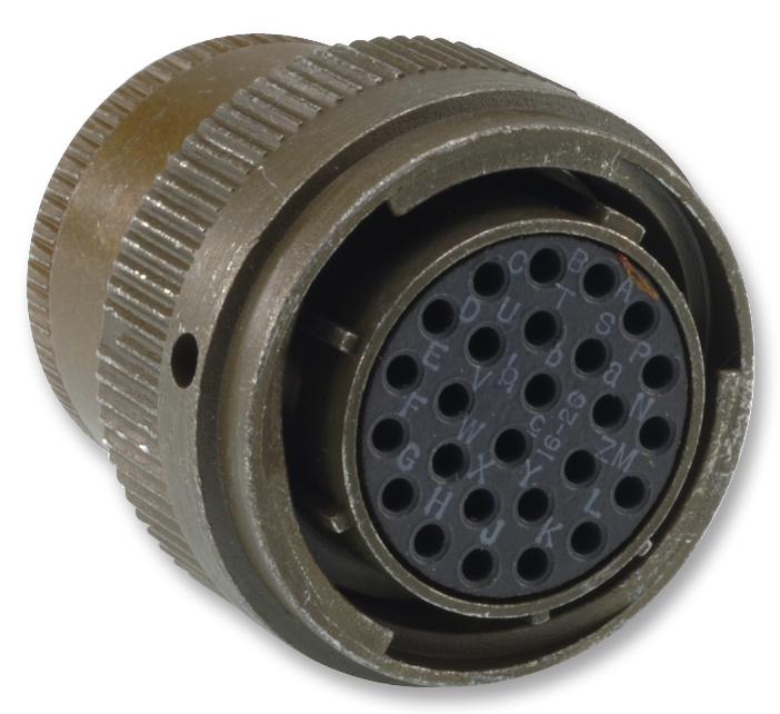 ITT CANNON KPT06A16-26PF97 Circular Connector, KPT Series, MIL-DTL-26482 Series I, Straight Plug, 26 Contacts, Solder Pin