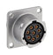 SOURIAU-SUNBANK / EATON UT0X0128P Circular Connector, Circular Industrial, UT0X Series, Wall Mount Receptacle, 8 Contacts