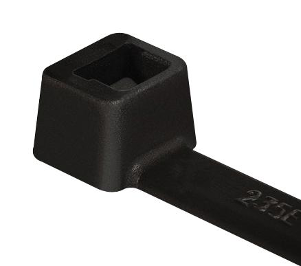 HELLERMANNTYTON 111-01721 Cable Tie, Nylon 11 (Polyamide 11), Black, 200 mm, 4.6 mm, 50 mm, 170 N