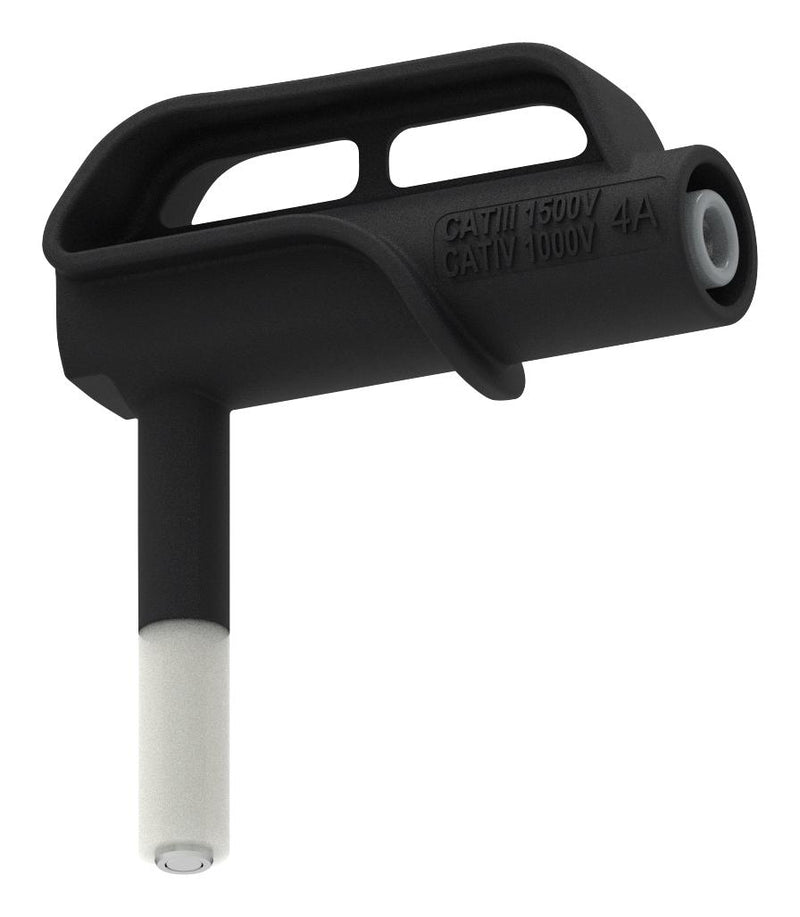 CAL TEST ELECTRONICS CT4518-0 8MM MAGNETIC CONN-SHEATHED 4MM JACK, BLK