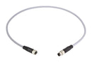 HARTING 21348081380020 CABLE ASSY, 3P M8 PLUG-RCPT, 6.6 , GRY