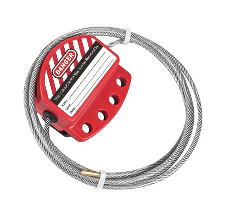 MULTICOMP PRO MP014075 Cable Lockout, PC (Polycarbonate),4 mm x 1.8 m