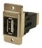 MULTICOMP PRO MP-CP30709NM440 USB Adapter, Nickel Frame, USB Type A Receptacle, USB Type B Receptacle, USB 2.0