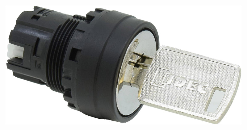 IDEC YW1K-3A Switch Actuator, Plastic, 3 Pos, Idec Dia 22mm YW Series Key Selector Switches, IP65, YW1K Series