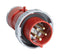 AMPHENOL SINE/TUCHEL 2CMA100591R1000 CONN, MAIN PLUG, 4P5W, 32A, 415V, RED