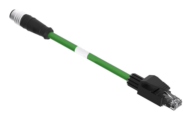 Molex 120108-8121 120108-8121 Sensor Cable M12 Micro-Change Plug RJ45 4 Positions 3 m 9.8 ft New