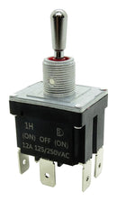 MULTICOMP PRO MP1HAD4T1B1M2N1S-5 Toggle Switch, Sealed, (On)-Off-(On), DPDT, Non Illuminated, MP Toggle Switches DPDT, Panel Mount