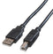 ROLINE 11.44.8808 USB Cable, Type A Plug to Type B Plug, 800 mm, 31.5 ", USB 2.0, Black