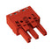 WAGO 770-1303 Pluggable Terminal Block, 10 mm, 3 Ways, 20AWG to 12AWG, 4 mm&sup2;, Push In, 25 A