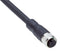 SICK YF2A2D-100UV2XLEAX Sensor Cable, A Coded, Black, M12 Receptacle, Free End, 17 Positions, 10 m, 32.8 ft