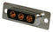 NORCOMP 681M3W3K203L001 D SUB COMBO CONNECTOR, RECEPTACLE, DA-3W
