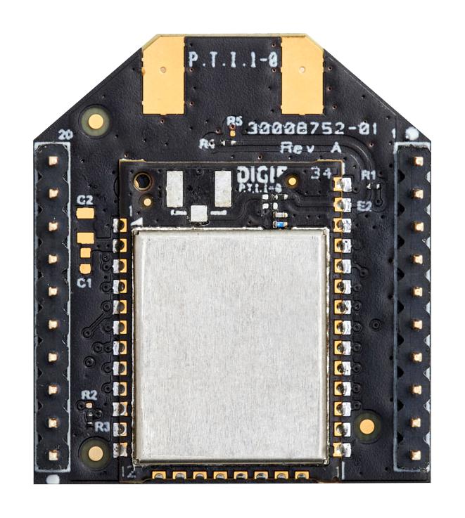 DIGI INTERNATIONAL XBRR-24Z8UT-J RF Wireless Module, XBee RR, Zigbee, 2.4GHz, EFR32MG, 1.71 to 3.8V, U.FL Antenna, Through-Hole