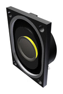 PUI AUDIO AS04008PS-4W-R Speaker, 200 Hz to 20 kHz, 8 ohm, 4 W, 84 dB, Oval with Rectangular Frame, Panel Mount
