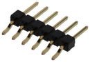 AMPHENOL COMMUNICATIONS SOLUTIONS 10027011-106HLF Pin Header, Board-to-Board, 2.54 mm, 1 Rows, 6 Contacts, Surface Mount Right Angle