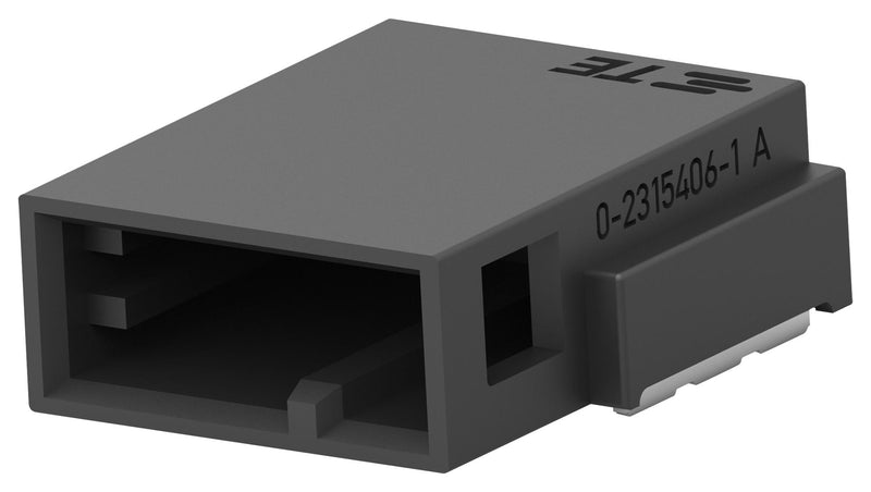 TE CONNECTIVITY 2315405-1 Automotive Connector, Wire-to-Board, Nano MQS Series, Right Angle Header, 4 Contacts, PCB Pin