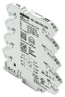 WAGO 787-3861/050-000 Electronic Circuit Breaker, 787 Series, 1 Pole, 24 VDC, DIN Rail, 500 mA
