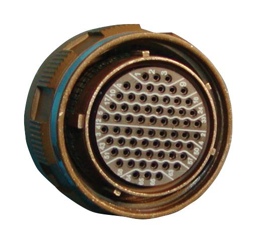 SOURIAU-SUNBANK / EATON D38999/26WE8SN-LC Circular Connector, MIL-DTL-38999 Series III, DS38999/26 Series, Straight Plug, 8 Contacts