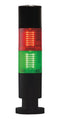 MULTICOMP PRO MP014814 Light Tower, Baby, 2 Tiers, Green/Red, 24 V, IP65, Steady, 36mm x 176mm, 72 dB, -30 &deg;C to 50 &deg;C