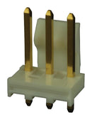 MOLEX 26-61-4030 Pin Header, Wire-to-Board, 3.96 mm, 1 Rows, 3 Contacts, Through Hole Straight