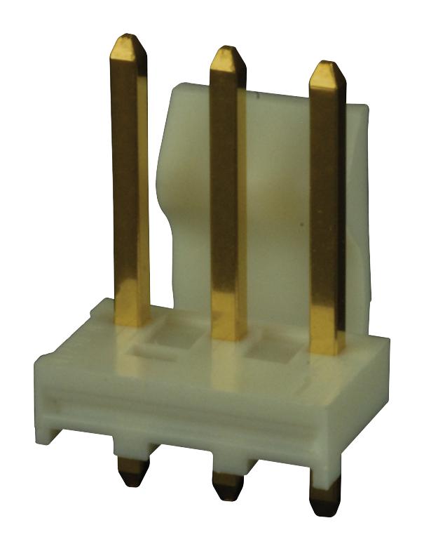 MOLEX 26-61-4030 Pin Header, Wire-to-Board, 3.96 mm, 1 Rows, 3 Contacts, Through Hole Straight